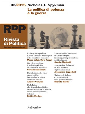 cover image of Rivista di Politica 2/2015